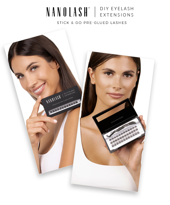 voorgelijmde wimpers nanolash